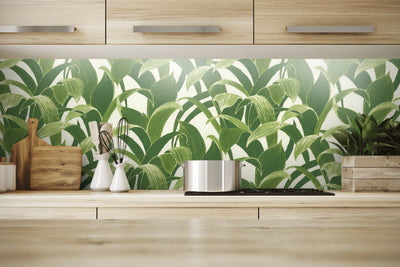 product image for Banana Groves Peel-and-Stick Wallpaper in Green by NextWall 77