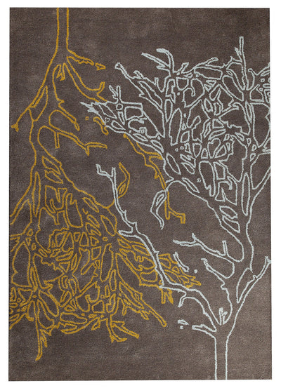 product image for Bandon Collection Hand Tufted Wool and Viscose Area Rug in Grey design by Mat the Basics 93