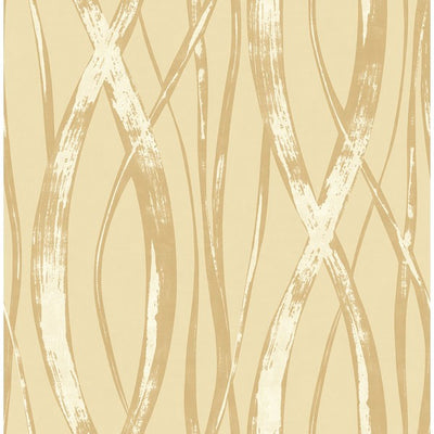 product image of sample barbados wallpaper in gold and beige from the tortuga collection by seabrook wallcoverings 1 556