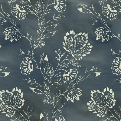 product image of Barbier Wallpaper in Blue by Christiane Lemieux for York Wallcoverings 541