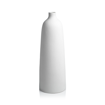product image of Bari All White Earthenware Vase by Panorama City 573