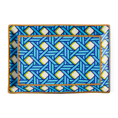 product image of Basketweave Rectangle Tray 1 590