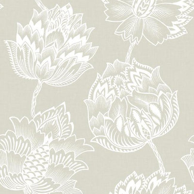 product image of sample batik jacobean peel stick wallpaper in beige by roommates for york wallcoverings 1 573