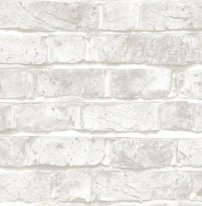 product image of sample battersea brick wallpaper in grey and lilac from the transition collection by mayflower 1 569