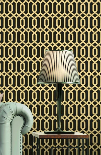 product image for Bea Textured Geometric Wallpaper by BD Wall 21