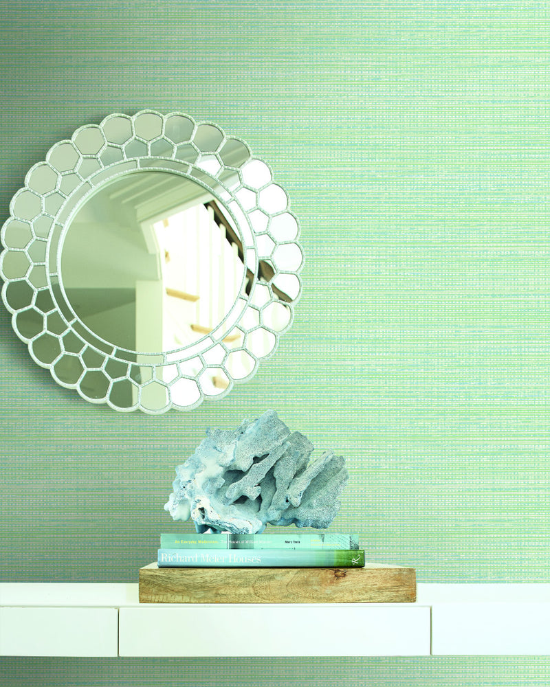 media image for Beachgrass Wallpaper in Seagrass from the Beach House Collection by Seabrook Wallcoverings 214