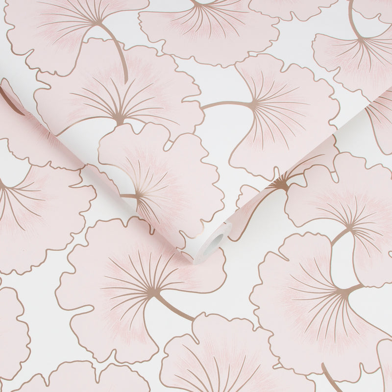 media image for Begonia Wallpaper in Pink from the Capsule Collection by Graham & Brown 213