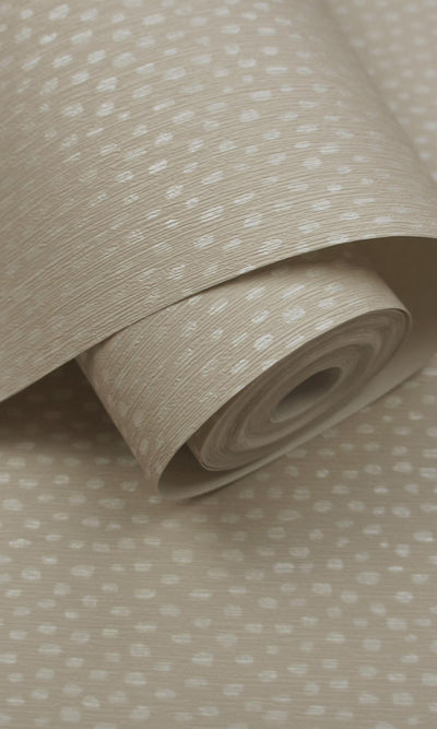 product image for Beige Dotted Plain Simple Textured Wallpaper by Walls Republic 28