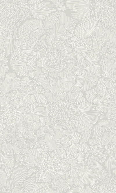 product image of Stylish Sketched Floral Wallpaper in Beige by Walls Republic 516