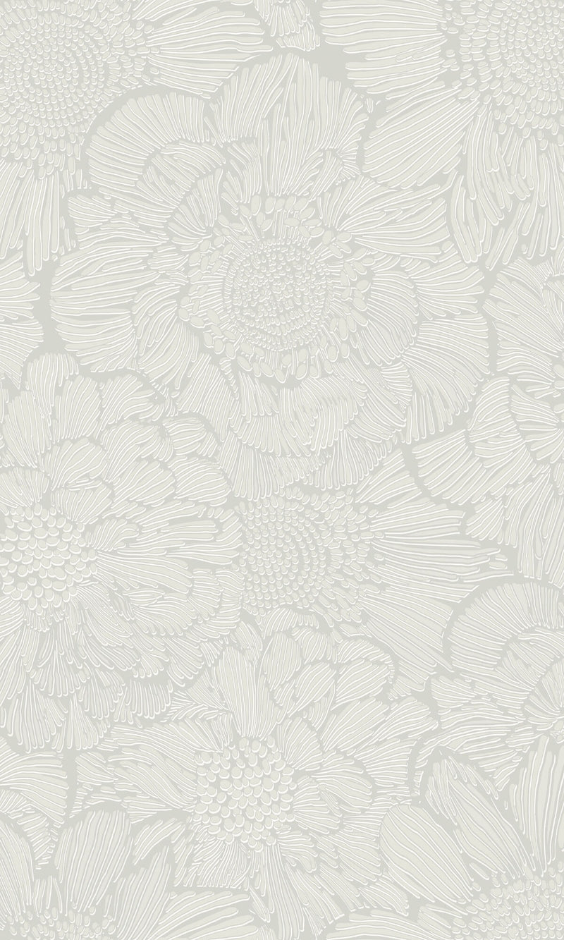 media image for Stylish Sketched Floral Wallpaper in Beige by Walls Republic 294
