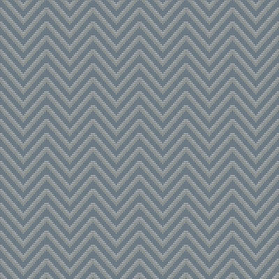 product image of Bellona Textured Chevron Wallpaper in Blue and Metallic by BD Wall 520