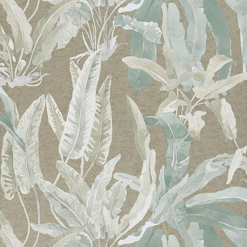 media image for Benmore Wallpaper in Eau De Nil and Gilver from the Ashdown Collection by Nina Campbell for Osborne & Little 264
