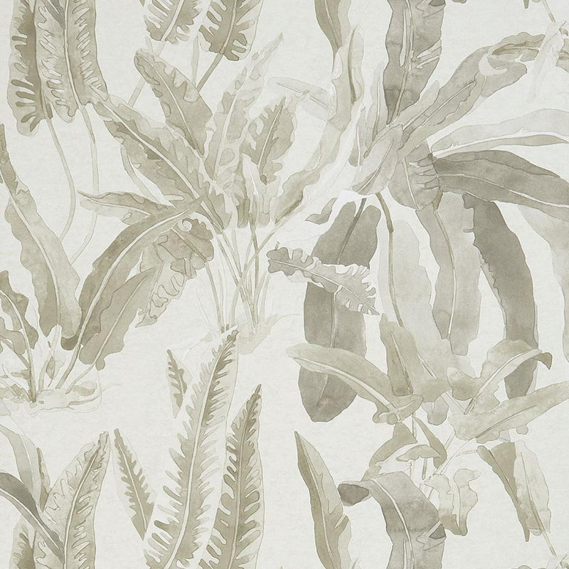 media image for Benmore Wallpaper in Grey and Ivory from the Ashdown Collection by Nina Campbell for Osborne & Little 276