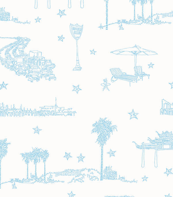 media image for sample best coast wallpaper in ocean blue and white by sandy white for cavern home 1 275