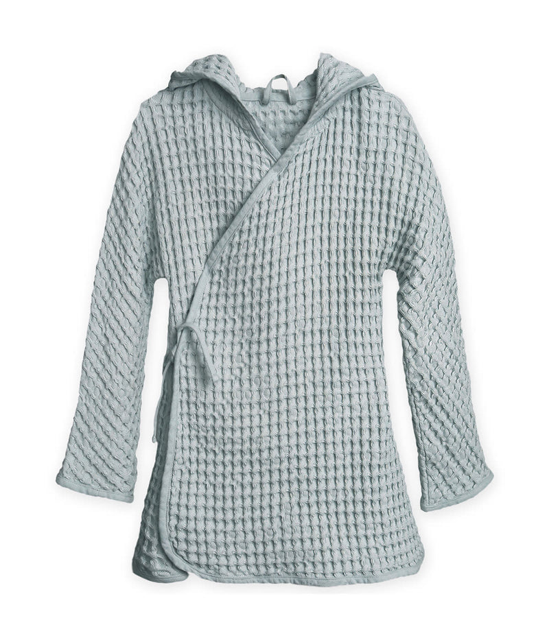 media image for big waffle junior bathrobe in multiple colors design by the organic company 2 254