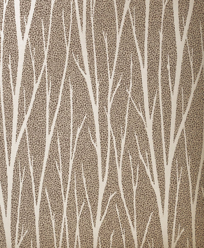 product image of Birch Trail Wallpaper in Champagne and Copper Glitter from the Essential Textures Collection by Seabrook Wallcoverings 527