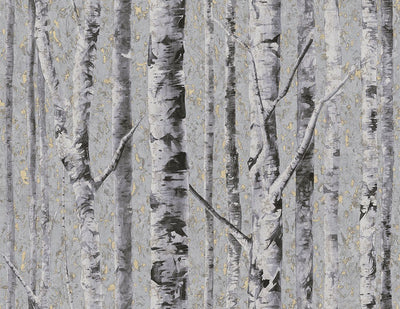 product image of sample birch wallpaper in moonlight from the sanctuary collection by mayflower wallpaper 1 52