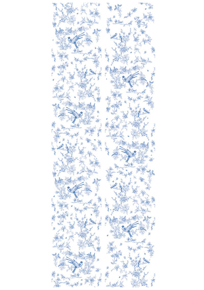 product image for Birds & Blossom Wallpaper in Blue by KEK Amsterdam 8