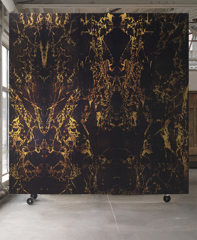 product image of Black Metallic Marble Wallpaper design by Piet Hein Eek for NLXL Wallpaper 540