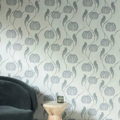 product image for Blaise Wallpaper in Blue/Grey by Christiane Lemieux for York Wallcoverings 28