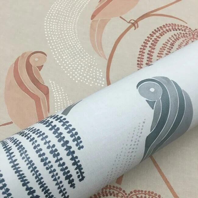 media image for Blaise Wallpaper in Blue/Grey by Christiane Lemieux for York Wallcoverings 273