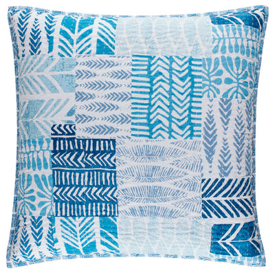 product image for Block Print Patchwork Blue Bedding 62