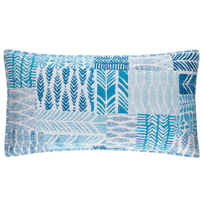 product image for Block Print Patchwork Blue Bedding 23