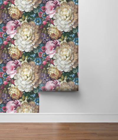 product image for Blooming Floral Peel-and-Stick Wallpaper in Multi by NextWall 39