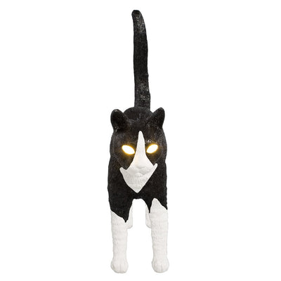 product image of cat lamp felix in black white by seletti 1 576