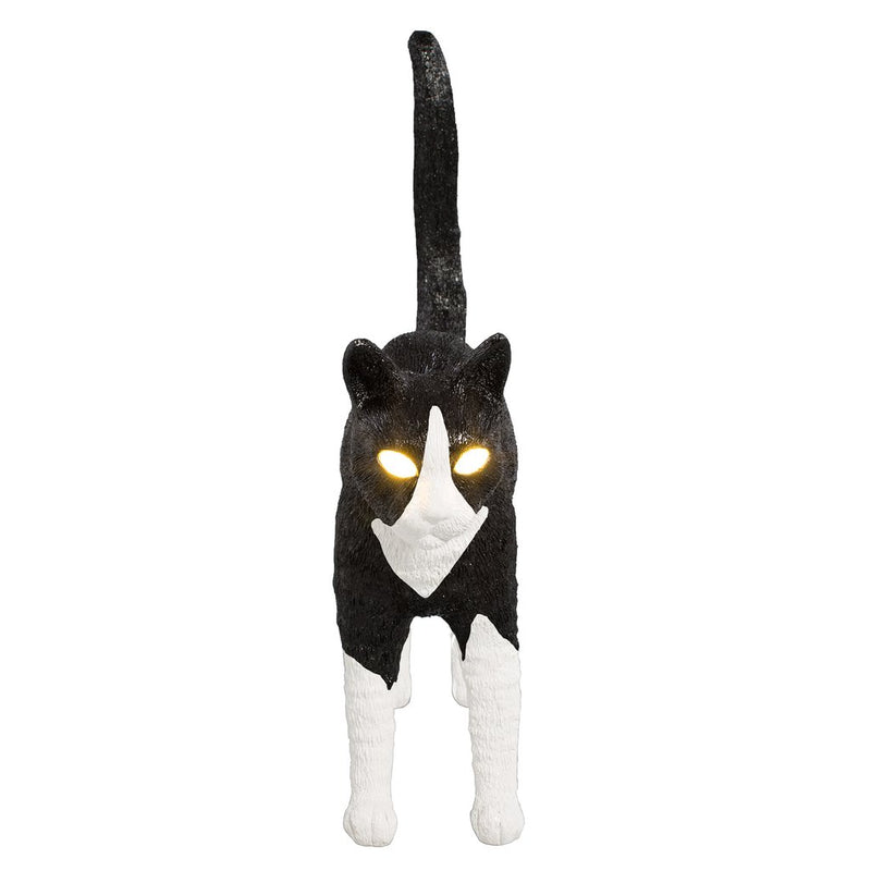 media image for cat lamp felix in black white by seletti 1 277