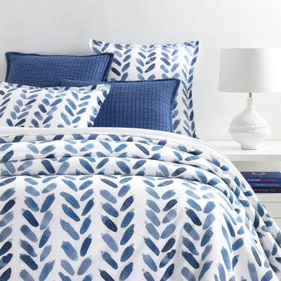 product image for blue brush duvet cover by annie selke pc2772 fq 1 36