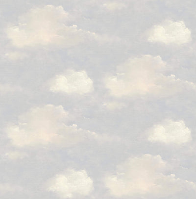 product image of Westerly Peel & Stick Wallpaper in Blue/White by Mayflower 56