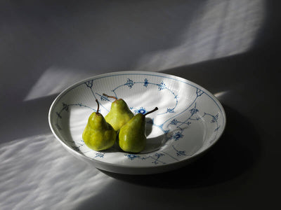 product image for blue fluted plain serveware by new royal copenhagen 1016759 62 22