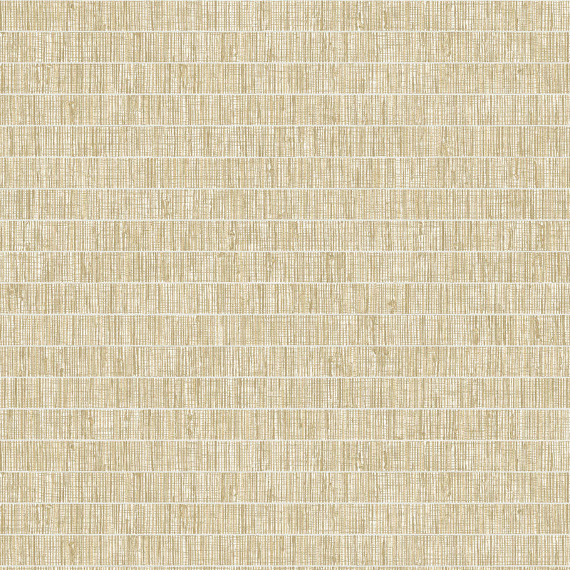 media image for Blue Grass Band Grasscloth Wallpaper in Golden Wheat from the More Textures Collection by Seabrook Wallcoverings 279