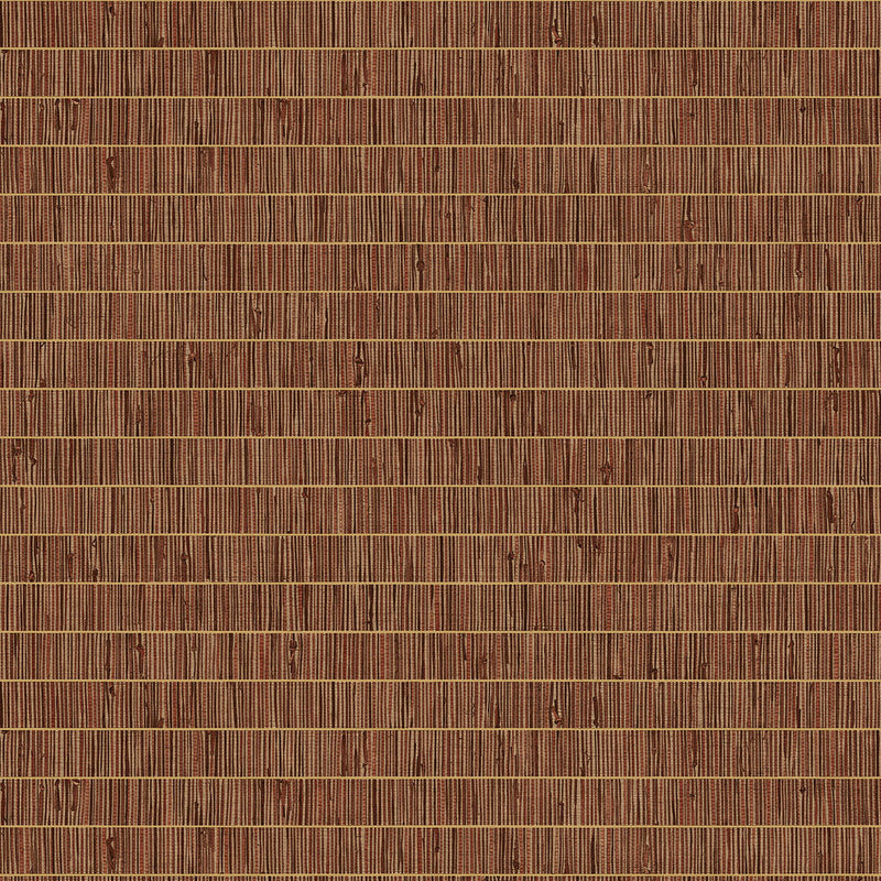 media image for sample blue grass band grasscloth wallpaper in terra cotta from the more textures collection by seabrook wallcoverings 1 294