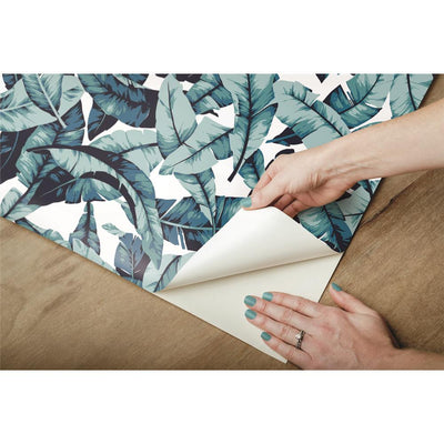 product image for Blue Palm Peel & Stick Wallpaper by RoomMates for York Wallcoverings 39
