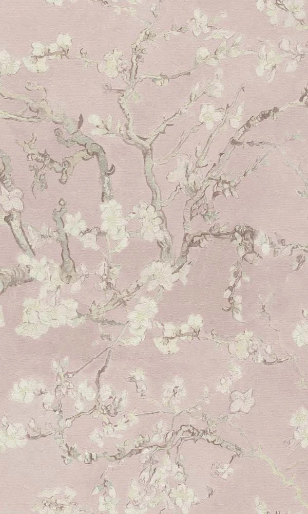 media image for Blush Pink Almond Blossom Bold Floral Wallpaper by Walls Republic 25