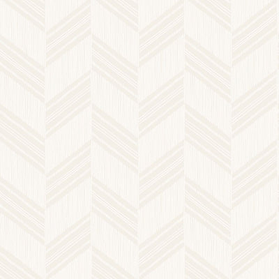 product image of Boho Chevron Stripe Wallpaper in Daydream Grey and Ivory from the Boho Rhapsody Collection by Seabrook Wallcoverings 556