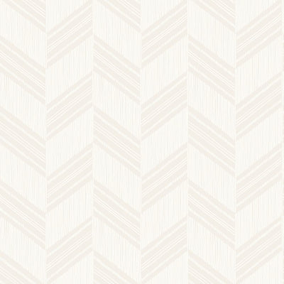 product image of Boho Chevron Stripe Wallpaper in Grey Mist and Ivory from the Boho Rhapsody Collection by Seabrook Wallcoverings 560