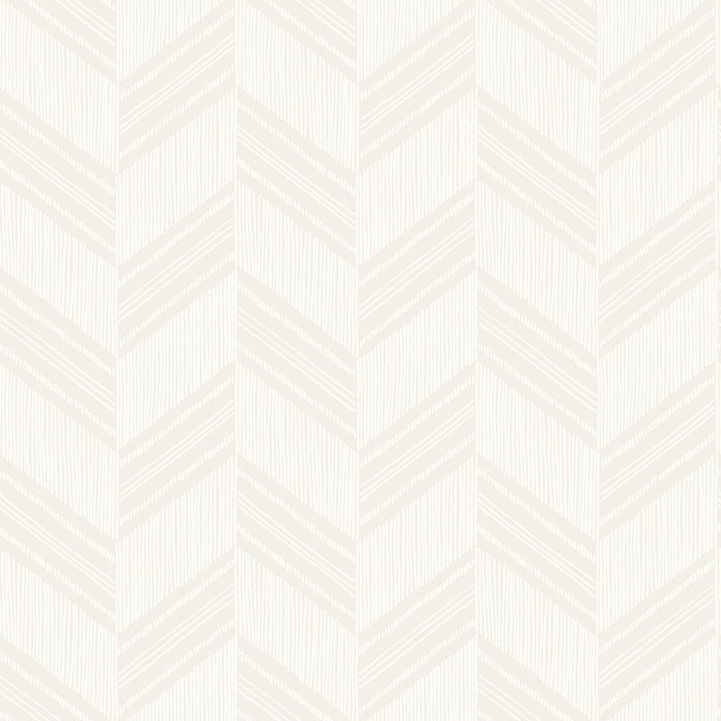 media image for Boho Chevron Stripe Wallpaper in Grey Mist and Ivory from the Boho Rhapsody Collection by Seabrook Wallcoverings 244