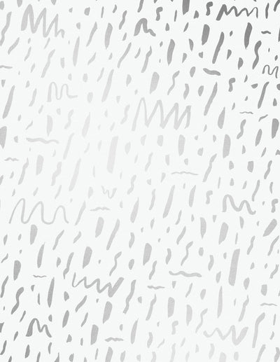 product image for Bomba Wallpaper in Diamonds and Pearls on Cream design by Thatcher Studio 57