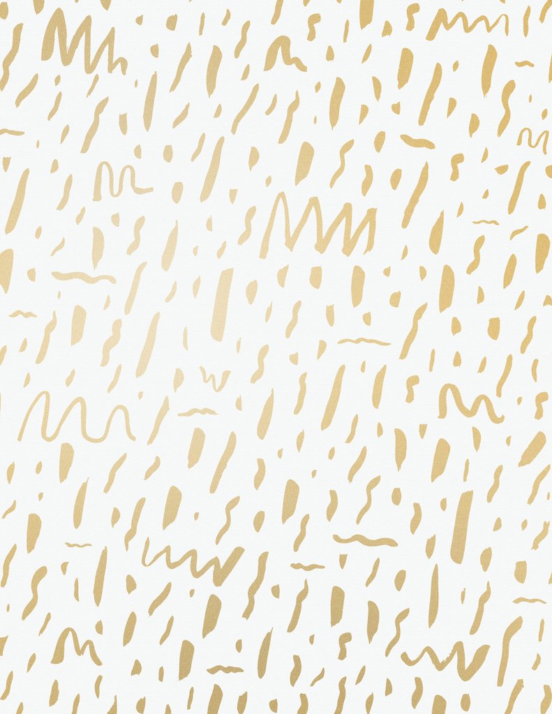 media image for sample bomba wallpaper in gold on cream design by juju 1 224