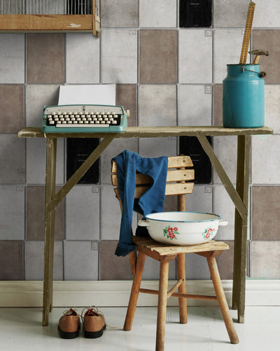 product image for Book Covers Wallpaper in Neutral from the Eclectic Collection by Mind the Gap 43