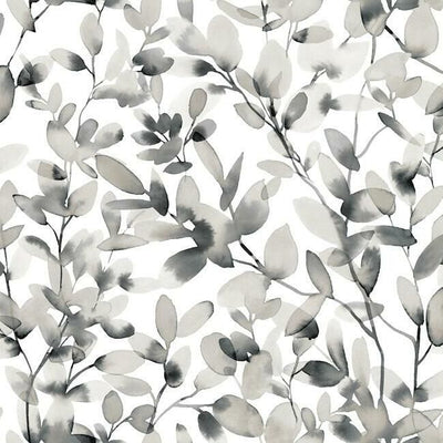 product image for Botany Vines Peel & Stick Wallpaper in Grey by York Wallcoverings 92