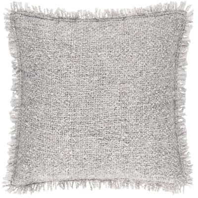 product image of boucle grey indoor outdoor decorative pillow by fresh american fr815 pil20 1 50