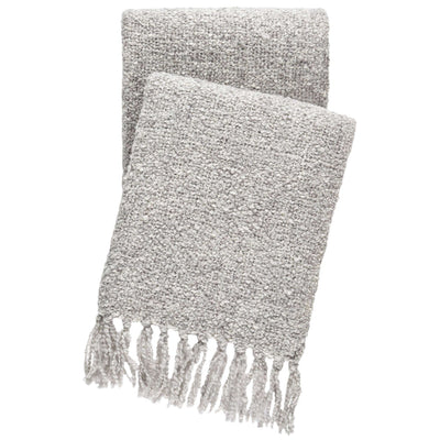 product image of boucle grey indoor outdoor throw by fresh american fr816 thr 1 571