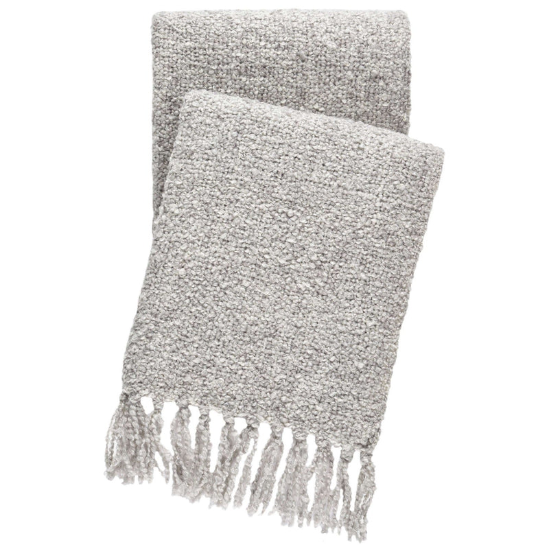 media image for boucle grey indoor outdoor throw by fresh american fr816 thr 1 264