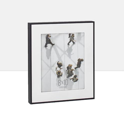 product image for boulevard black veneer matte frame in 8x10 design by torre tagus 1 8