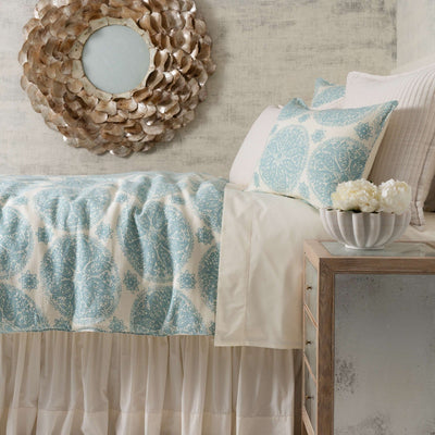 product image for boyfriend ivory matelasse sham by annie selke m21ise 3 66