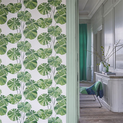 product image for Brahmi Wallpaper in Leaf from the Zardozi Collection by Designers Guild 0